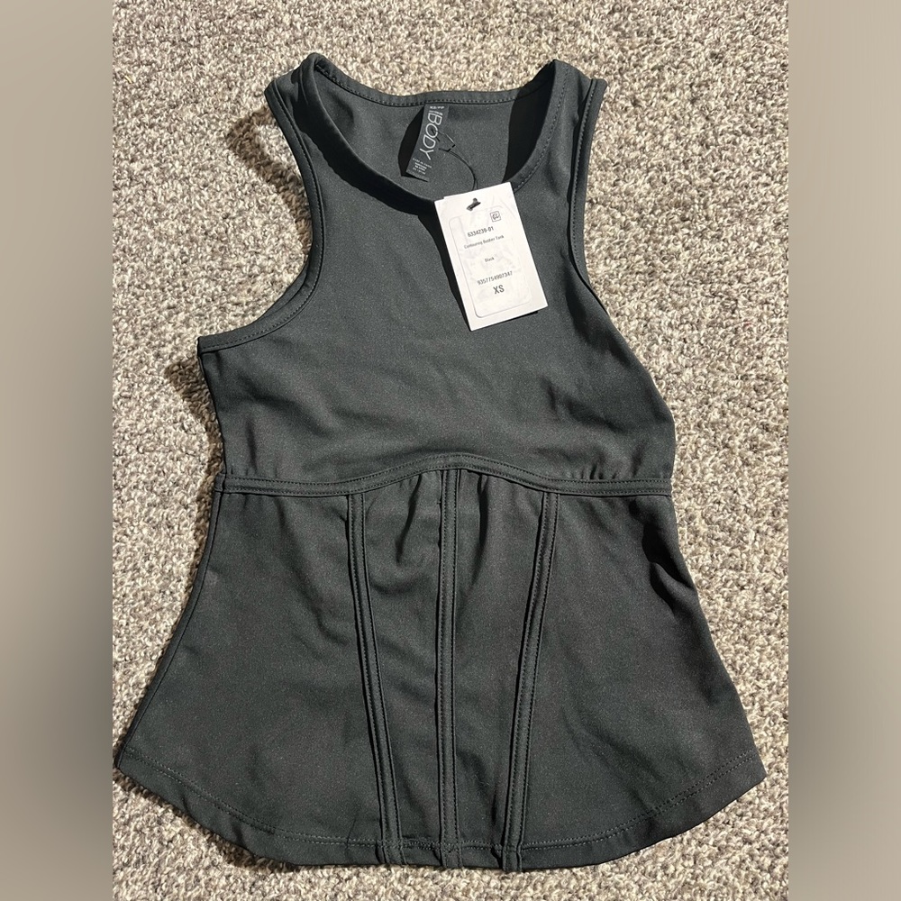 COTTON ON Women's Contouring Bustier Tank Top Black Size X-Small
